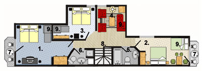 Sketches - upperfloor Grundriss Obergeschoss
