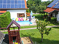 holiday house, siofok, pool, balaton, hungary