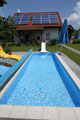 holiday house, siofok, pool, balaton, hungary