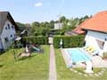 holiday house, siofok, pool, balaton, hungary